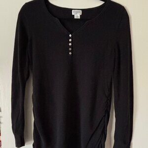 Motherhood Maternity Black Blouse